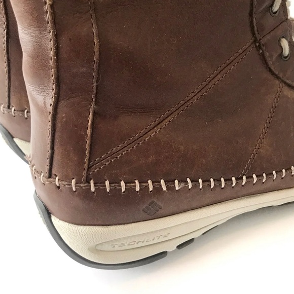 SOLD Columbia Transit Leather Fur Waterproof Boot - Picture 3 of 6